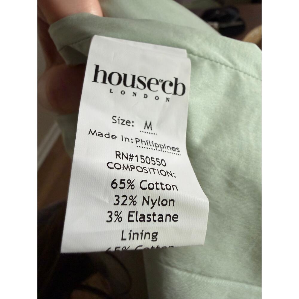 Green Cottage Floral House of CB Dress Size M - Picture 7 of 11
